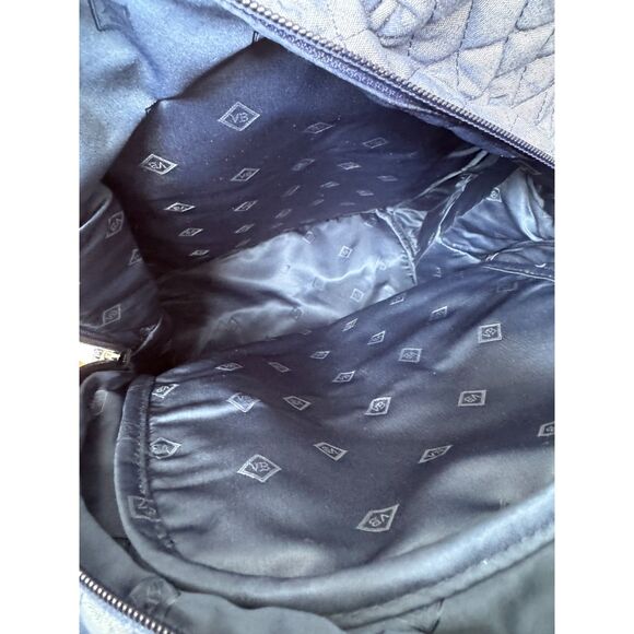 Vera Bradley Quilted Solid Color Back Pack Diaper Bag Computer Bag - Picture 8 of 8